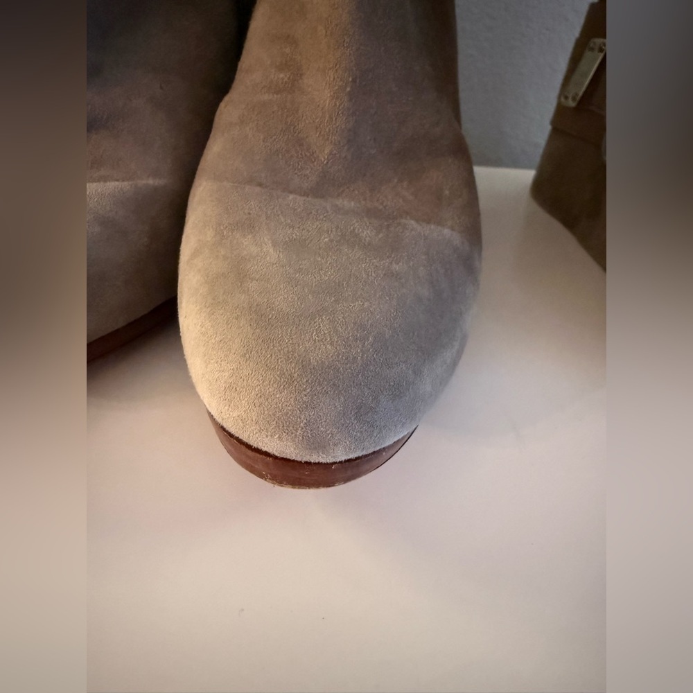 COLE HAAN x Nike Air Grey Suede Tall Heeled Boots / Womens Size 6.5B - Picture 11 of 16